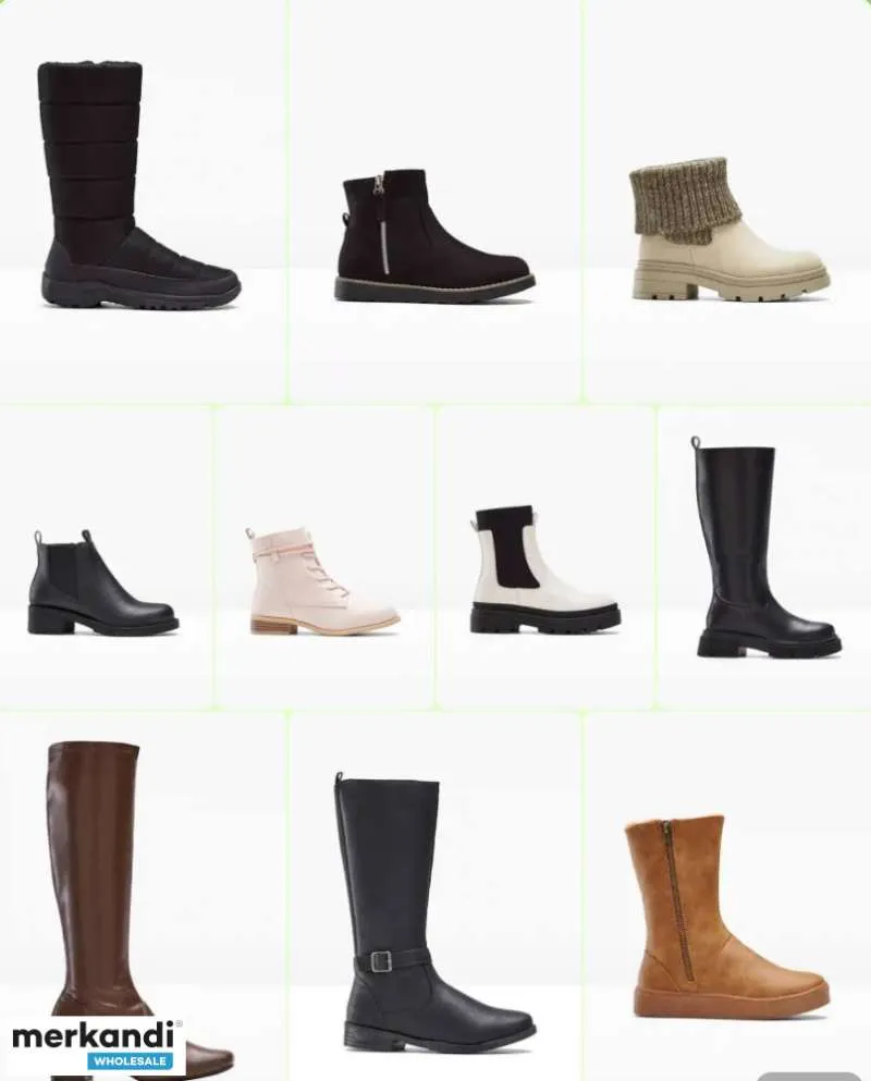 5.50 € Por par, zapatos mixtos otoño-invierno, stock restante, vajilla A, karton mixto, STOCK RESTANTE, mujer, hombre, zapatos d