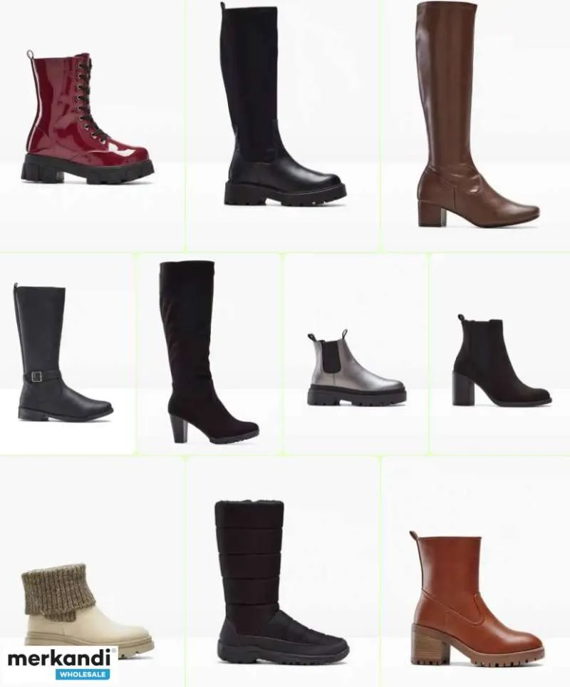 5.50 € Por par, zapatos mixtos otoño-invierno, stock restante, vajilla A, karton mixto, STOCK RESTANTE, mujer, hombre, zapatos d