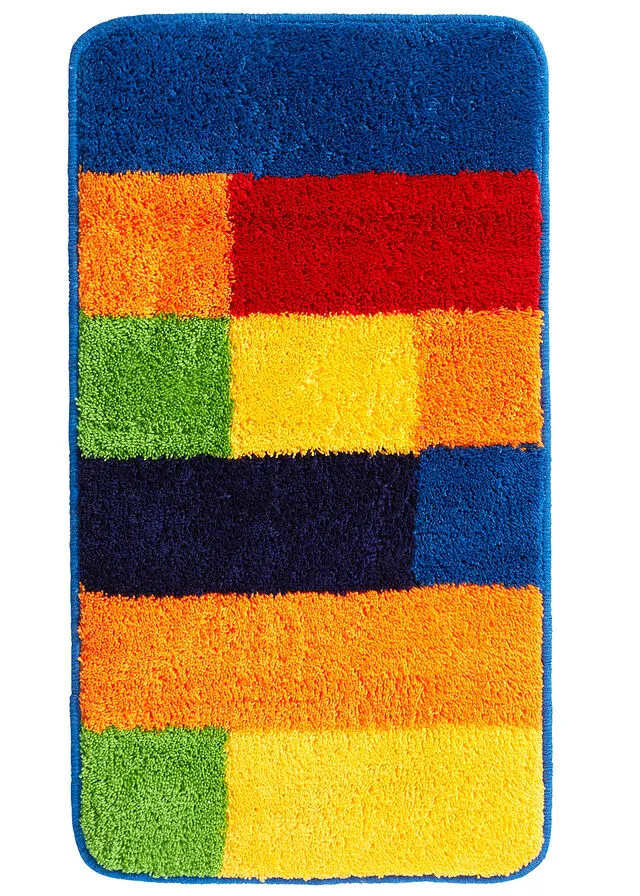 Alfombrilla de baño con diseño de colores Varios colores