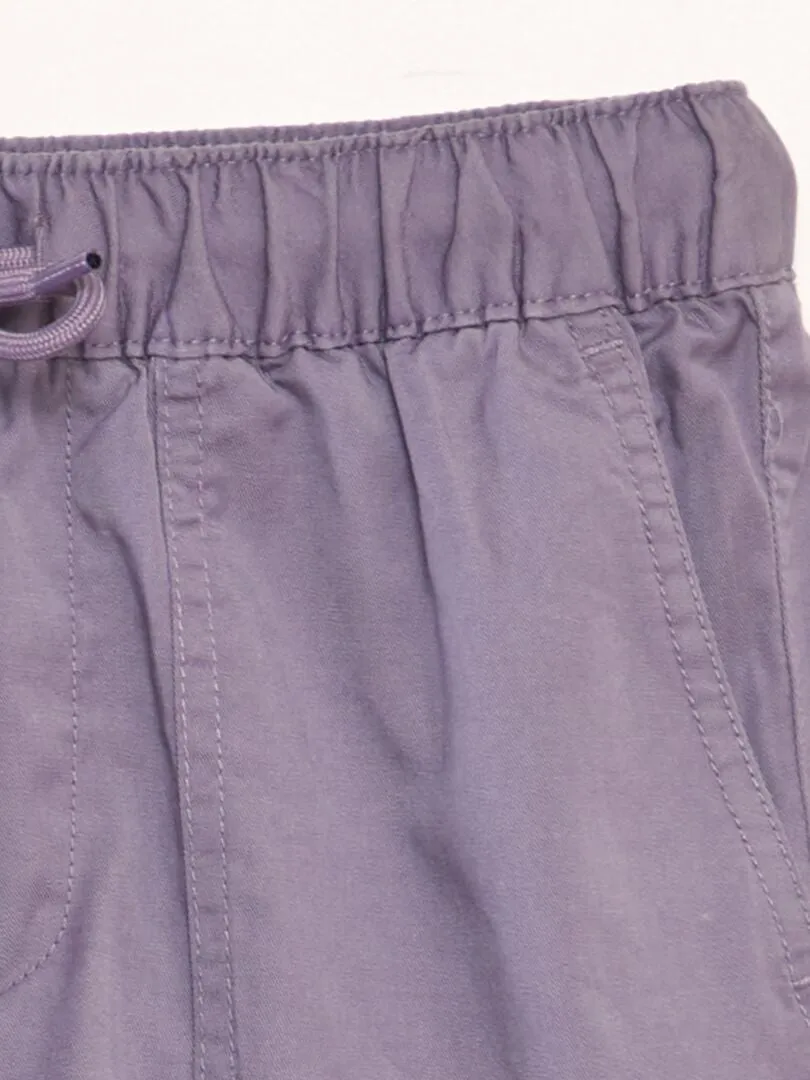 Bermudas de tencel - PURPURA