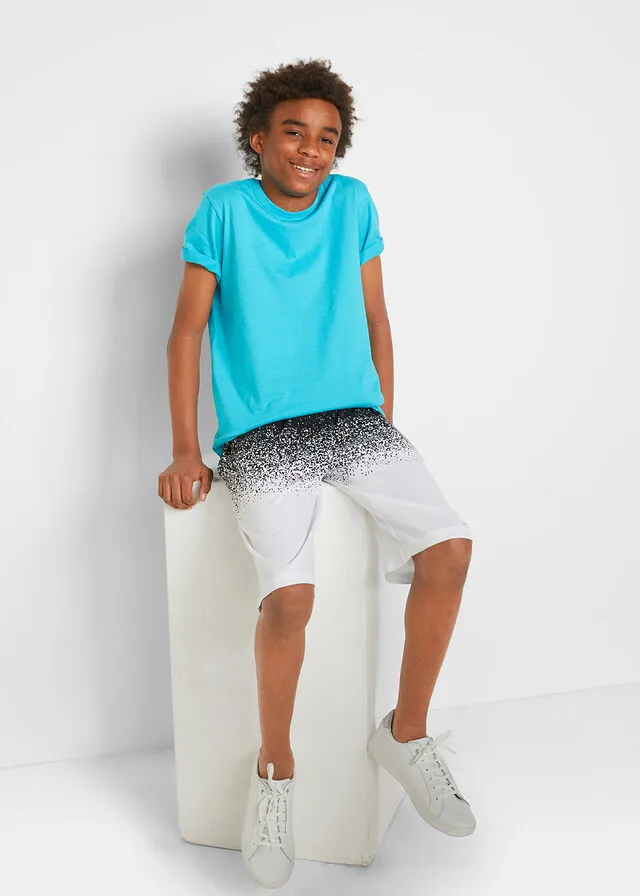 Bermudas para niños (2 unidades) Negro estampado