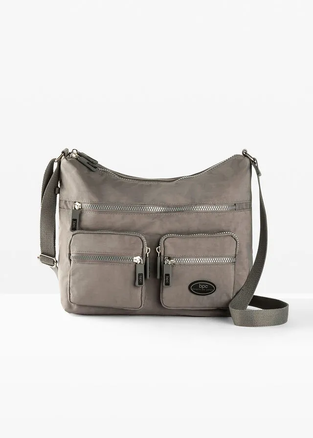 Bolso de hombro Gris