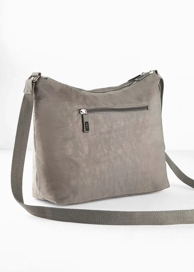 Bolso de hombro Gris