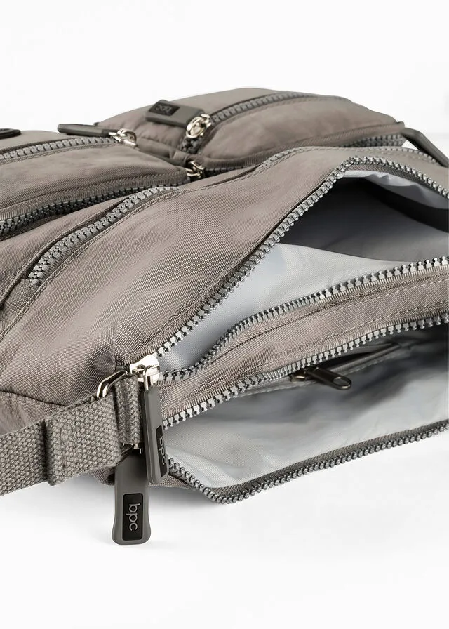 Bolso de hombro Gris