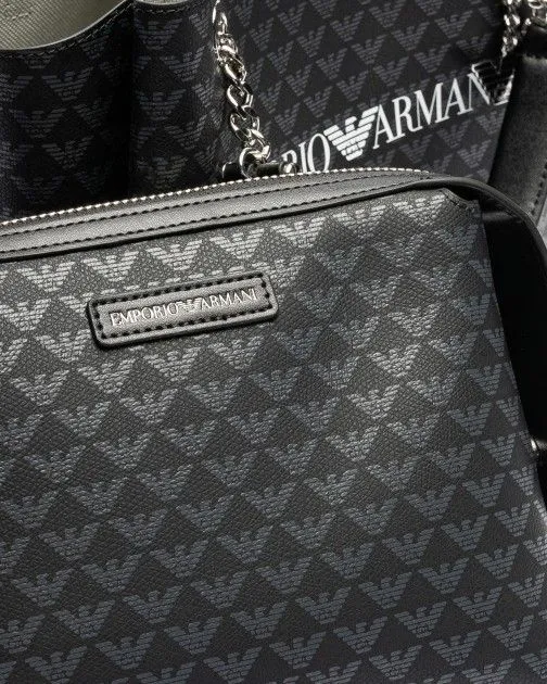 Bolso de mano Emporio Armani Y3D159 YWS0E Negro