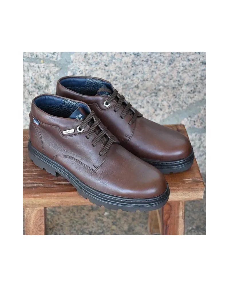 Bota de piel para hombre WATERADDAPT Callaghan 46401 marrón RESISTENTE AL AGUA