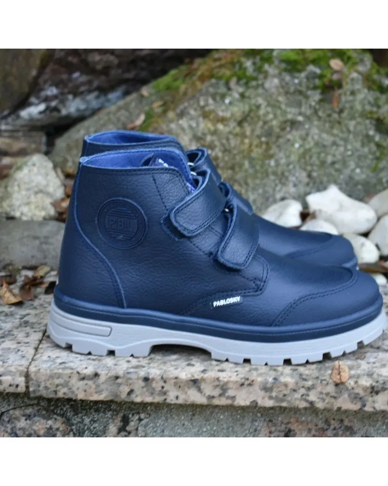 Bota PABLOSKY 503123 AZUL con doble velcro