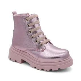 Botas Casuales RBCOLLECTION Exterior Sintético Color Rosa Plateado Para Niña