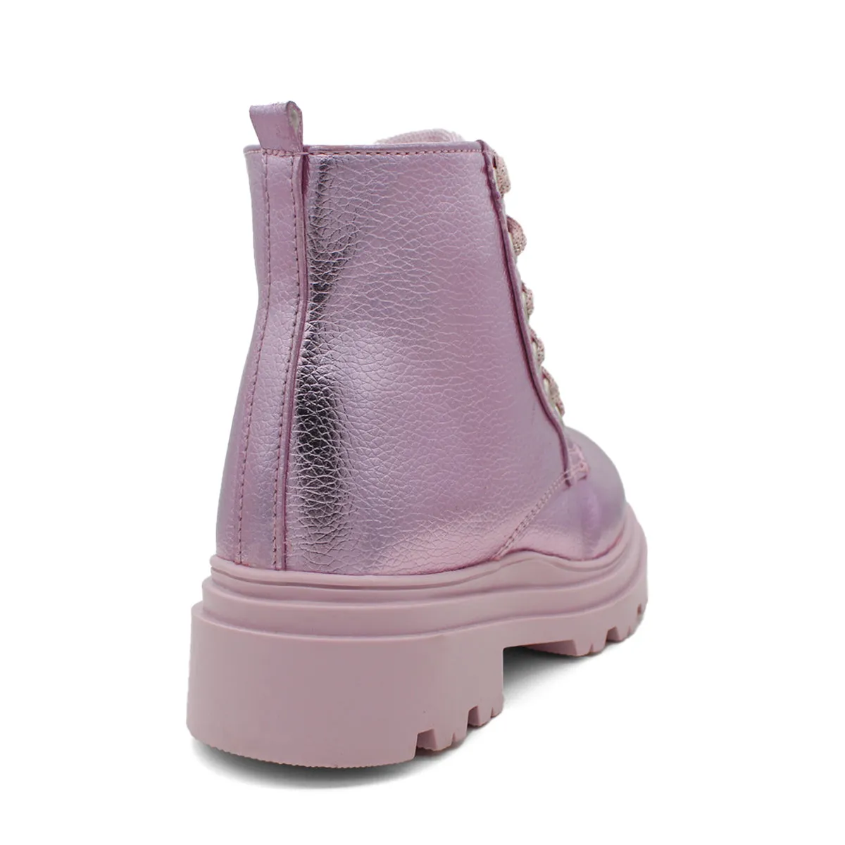 Botas Casuales RBCOLLECTION Exterior Sintético Color Rosa Plateado Para Niña