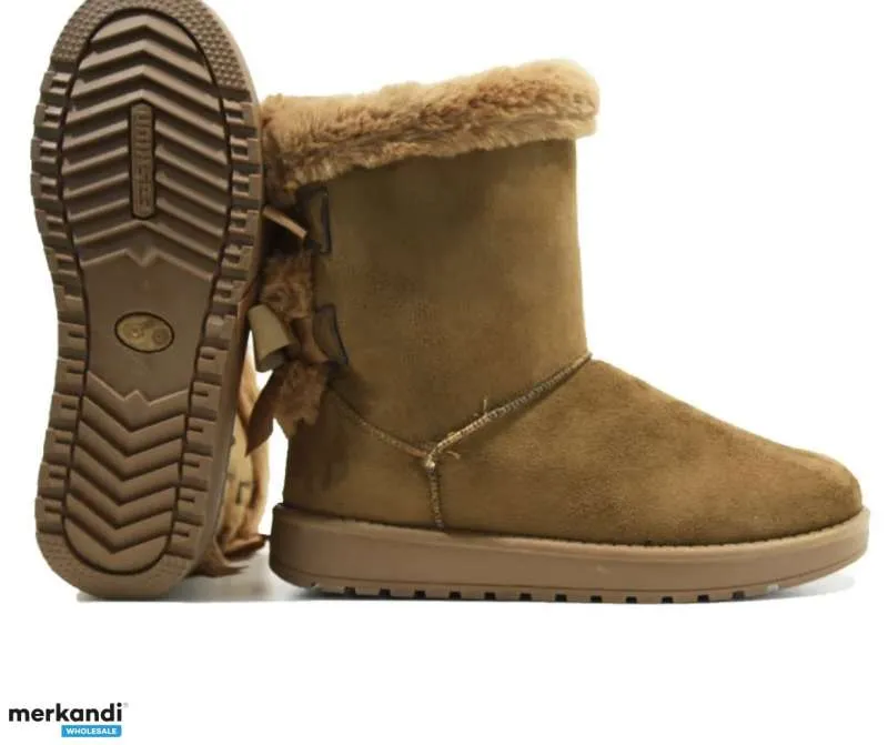 BOTAS DE INVIERNO CÁLIDAS PARA DAMAS SNUGG SNOW FORRADO DE PIEL TÉRMICA BOTINES PLANOS TALLA