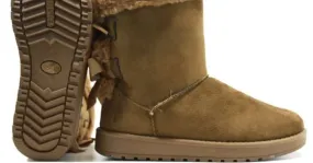 BOTAS DE INVIERNO CÁLIDAS PARA DAMAS SNUGG SNOW FORRADO DE PIEL TÉRMICA BOTINES PLANOS TALLA