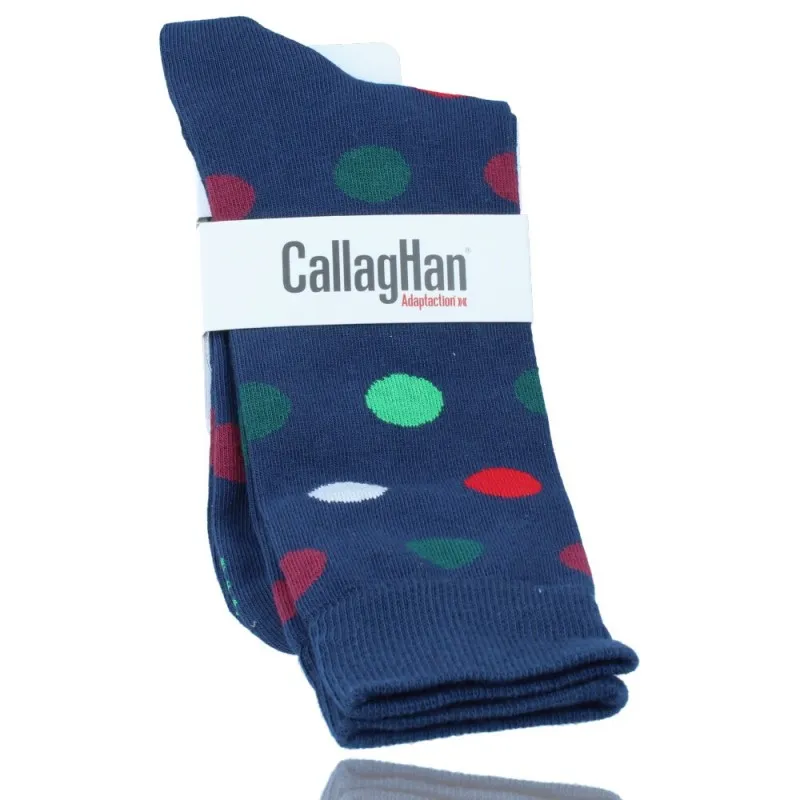 Calcetines Antimicrobianos Con Topos Para Hombre De Callaghan Modelo 14