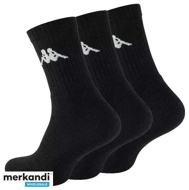 Calcetines deportivos originales de algodón para hombre KAPPA® en un paquete de 3