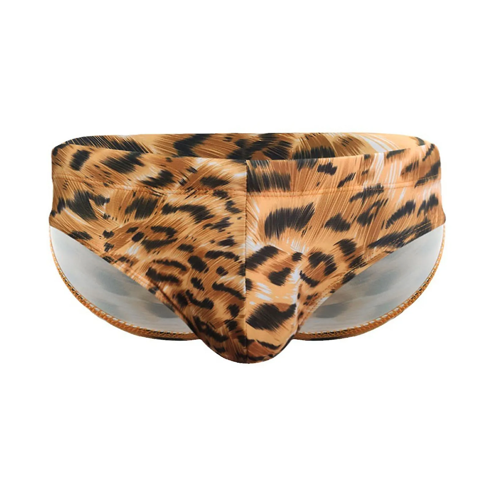 Calzoncillos de baño de verano para hombre Bañador de corte bajo de secado rápido Tiger Print Calzoncillos de baño transpirables