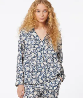 Camisa pijama estampado floral IRIS MARINE - ETAM