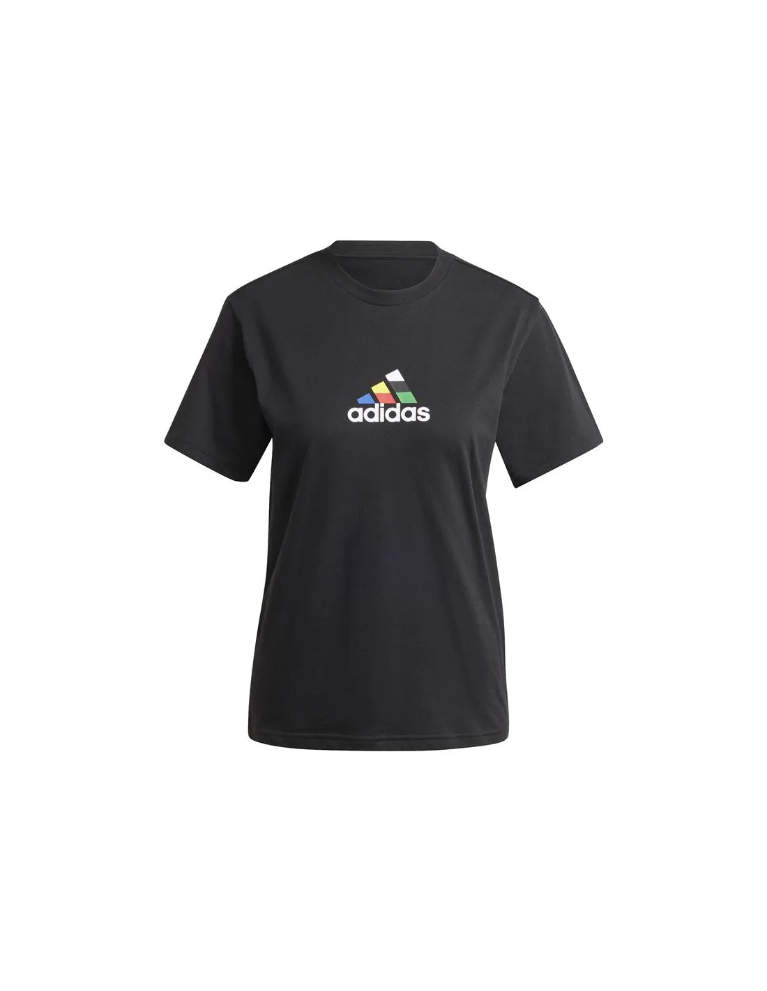 Camiseta adidas House Of Tiro Nations Graphic Mujer Negro