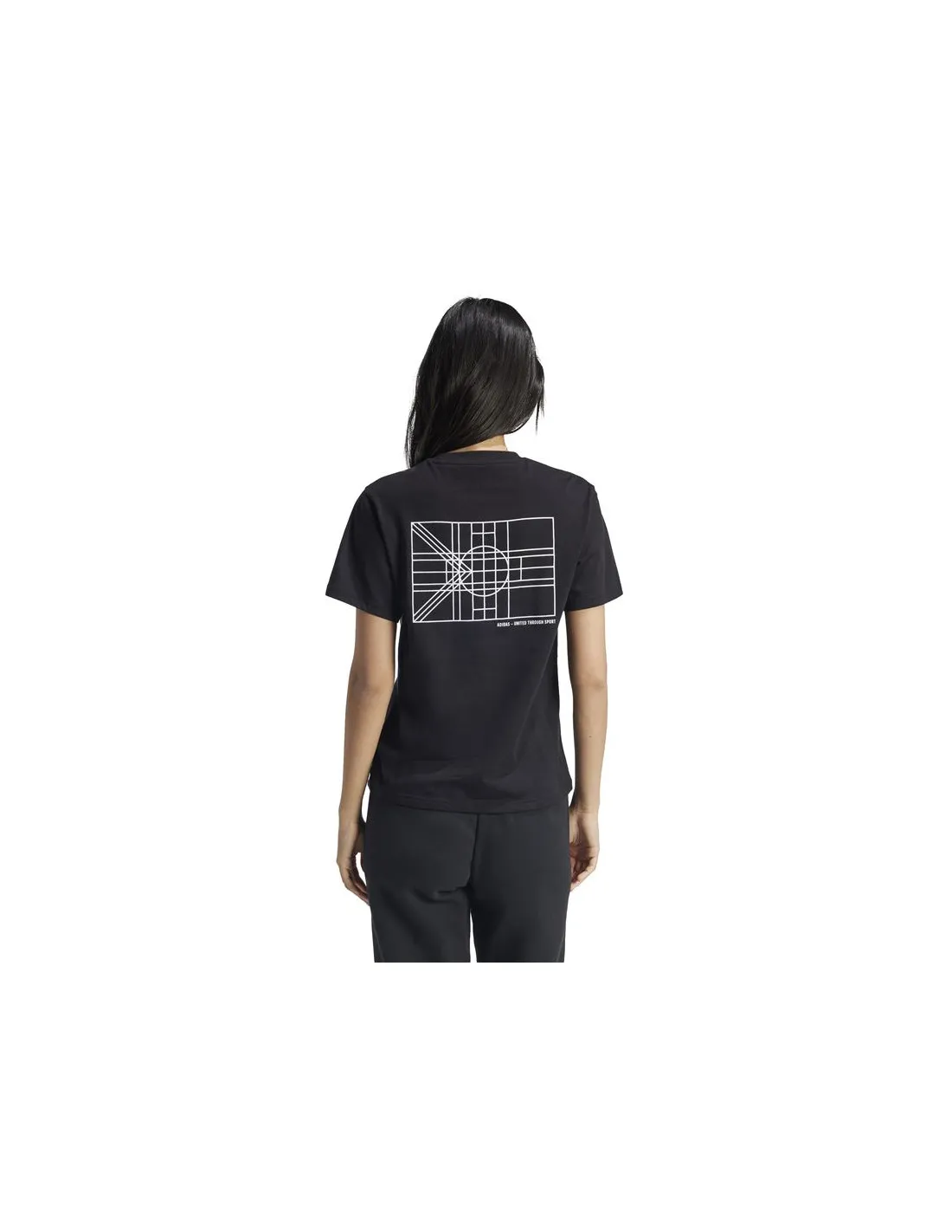 Camiseta adidas House Of Tiro Nations Graphic Mujer Negro