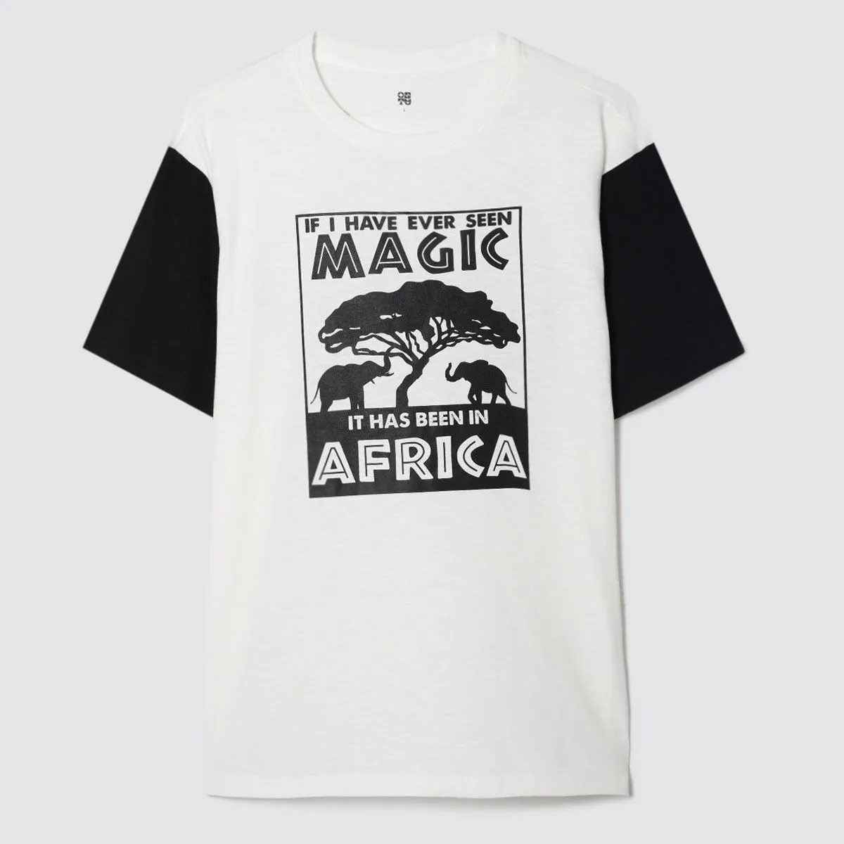 Camiseta con Estampado de Safari