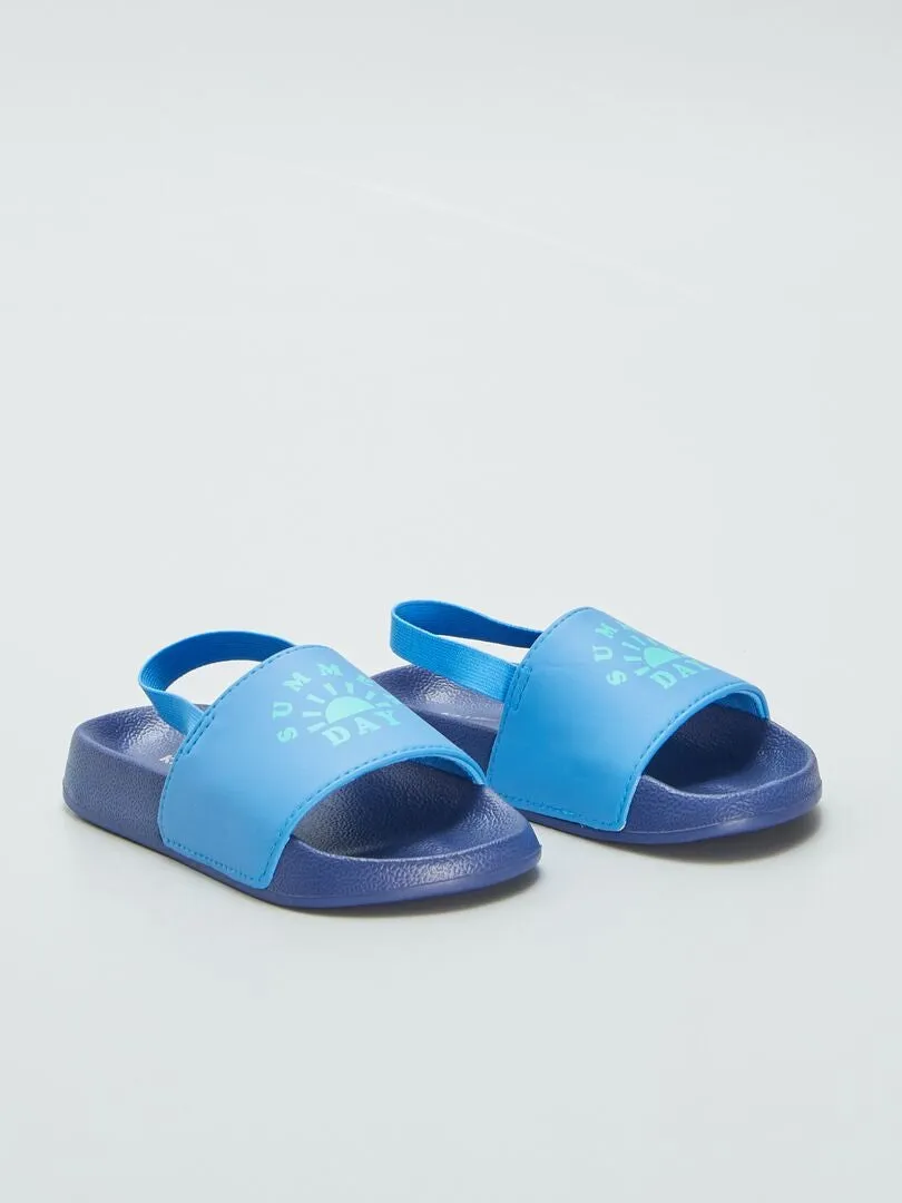 Chanclas de piscina - AZUL