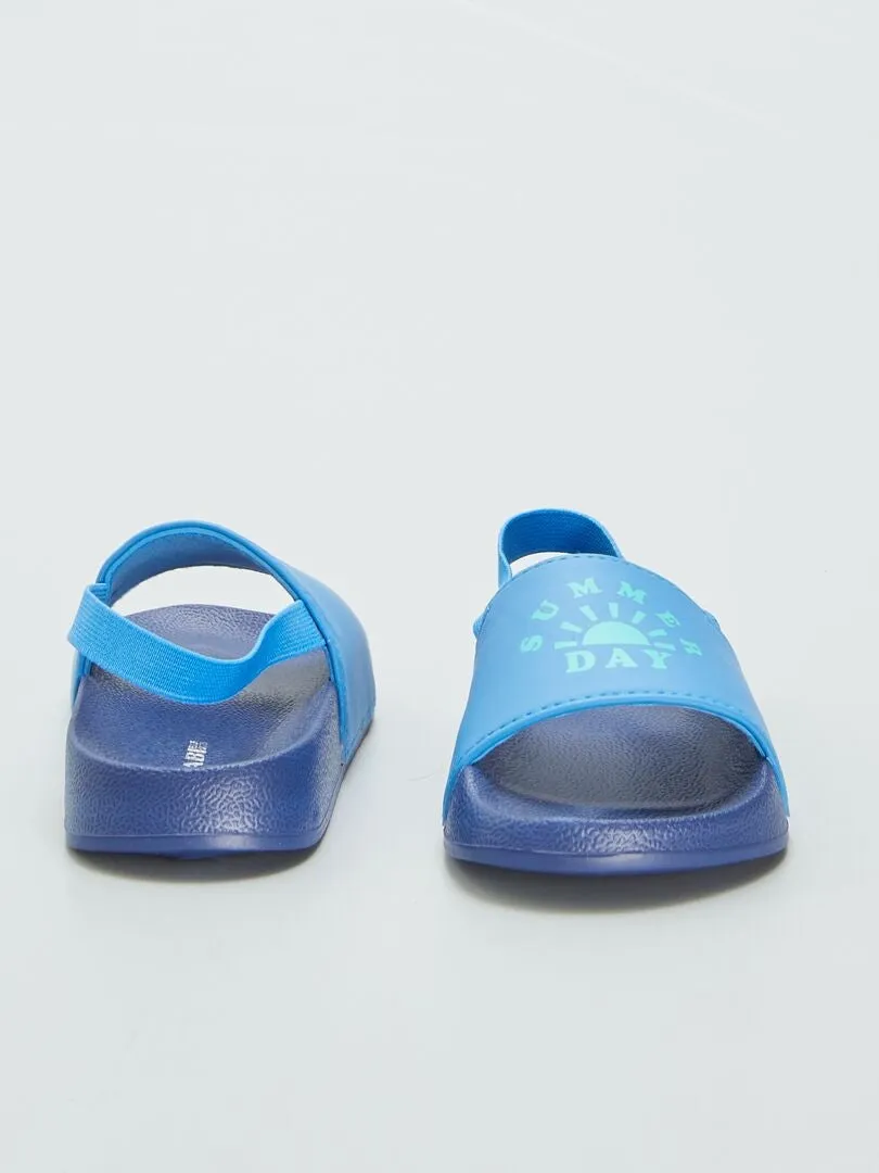 Chanclas de piscina - AZUL