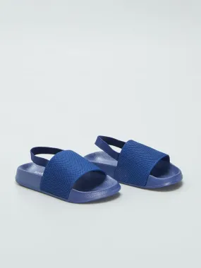 Chanclas de piscina lisas - AZUL