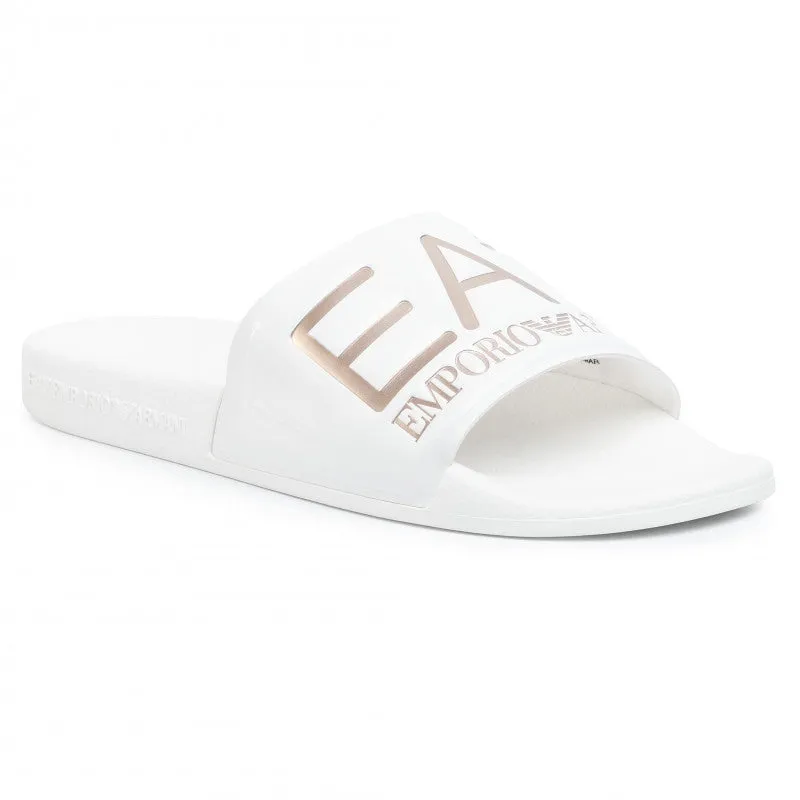 Chanclas EA7 white/gold -  XCP001 XCC22 M632