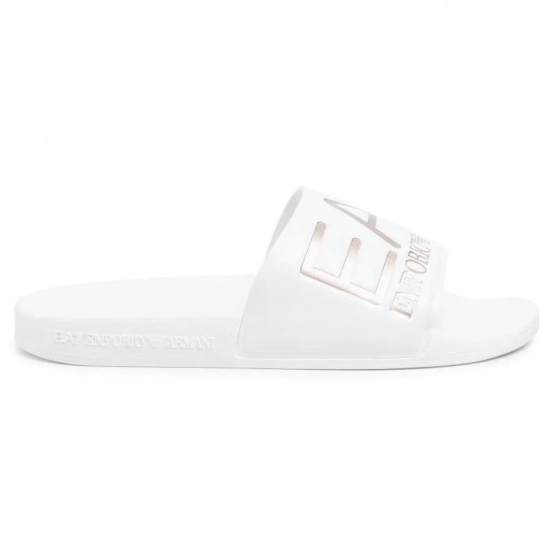 Chanclas EA7 white/gold -  XCP001 XCC22 M632