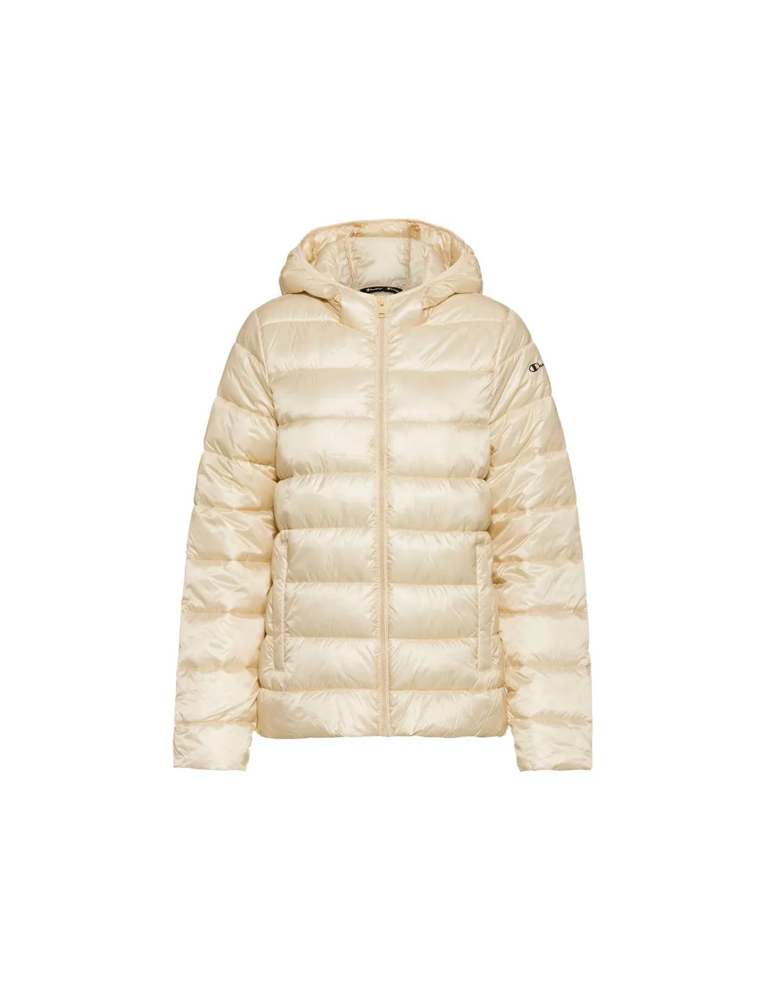 Chaqueta Champion Hooded Polyfilled Beige