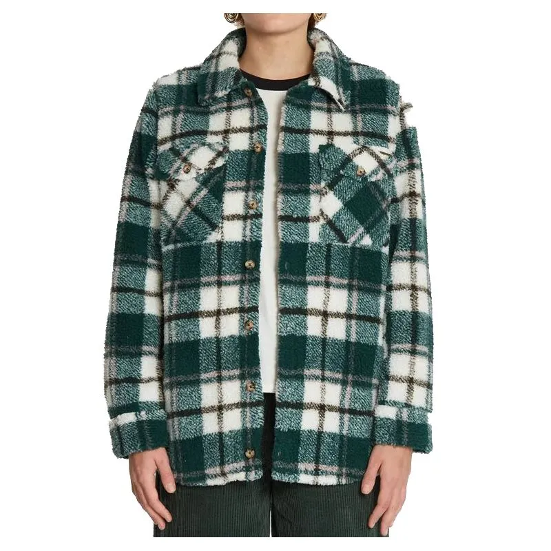 Chaqueta Polar Volcom SILENT SHERPA (DARK PINE) Mujer