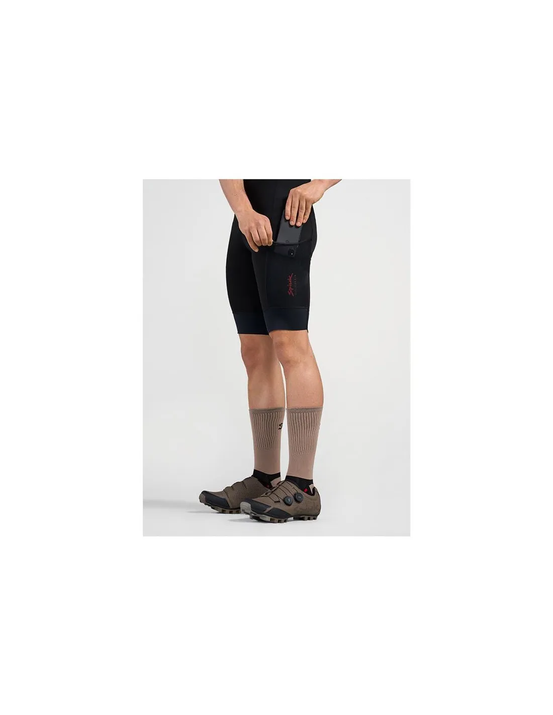 Culotte de ciclismo Spiuk Corto CT All Terrain Gravel Hombre Negro