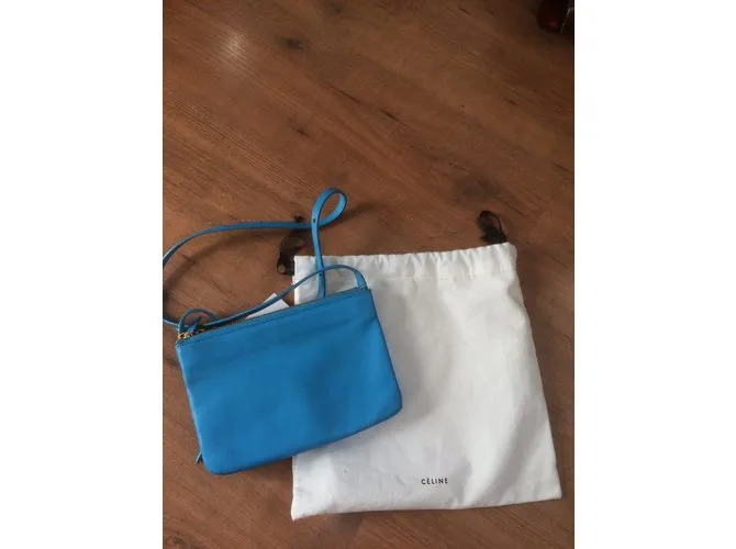 Céline Bolsos de mano Azul 