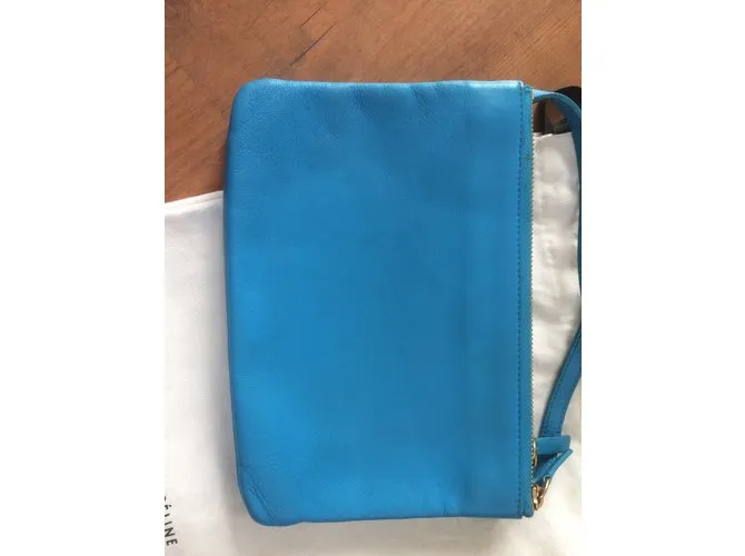 Céline Bolsos de mano Azul 