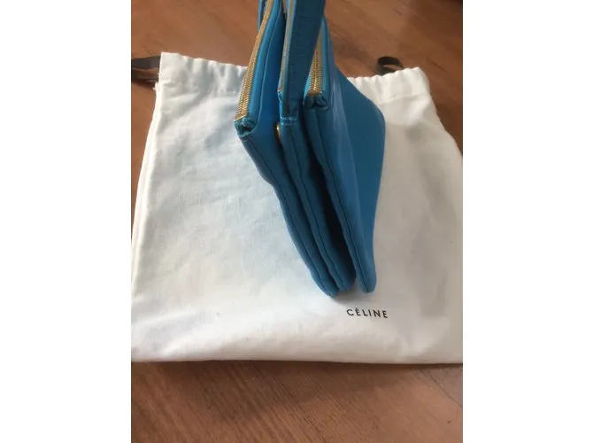 Céline Bolsos de mano Azul 