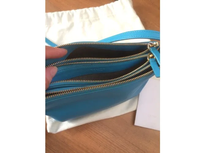 Céline Bolsos de mano Azul 