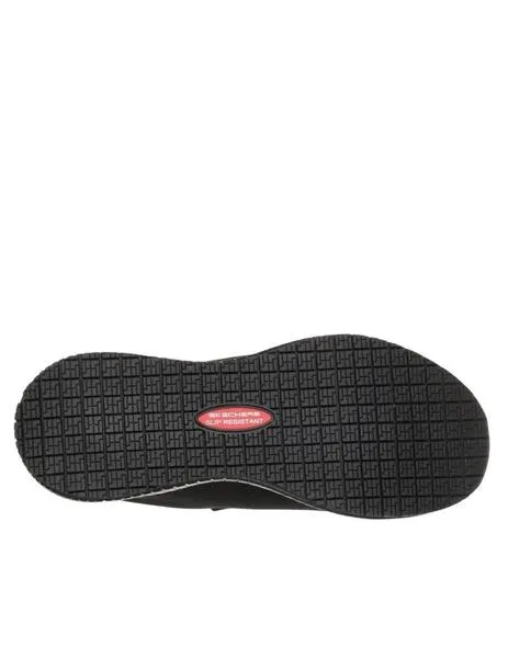 Deportiva de trabajo Skechers en negro mujer 77222