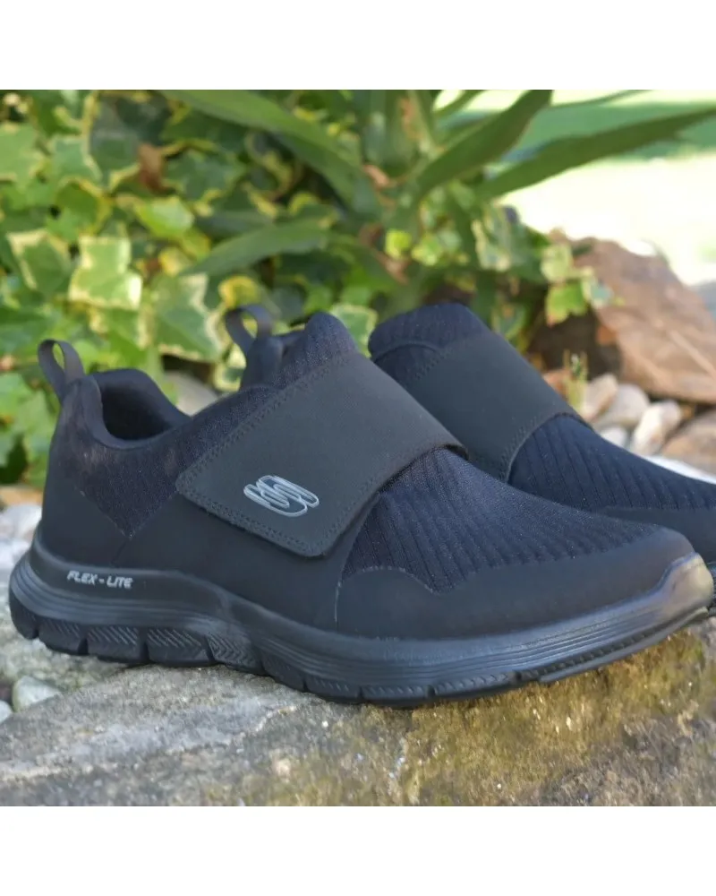 Deportivo de trabajo negro SKECHERS 894159 VELCRO | Work Relaxed Fit: Cessnock SR