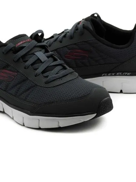 deportivos skechers synergy grises para hombre