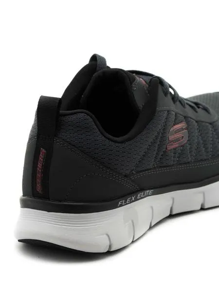 deportivos skechers synergy grises para hombre