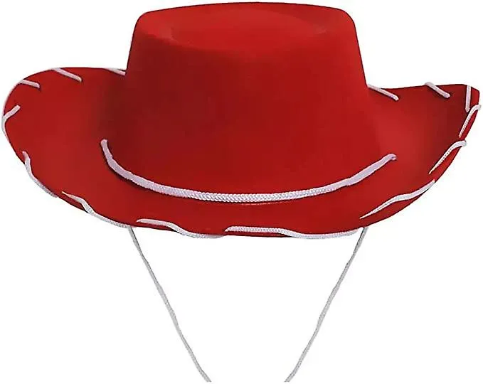 Disfraz de vaquero / vaquera para niños Sombrero rojo estilo Jessie