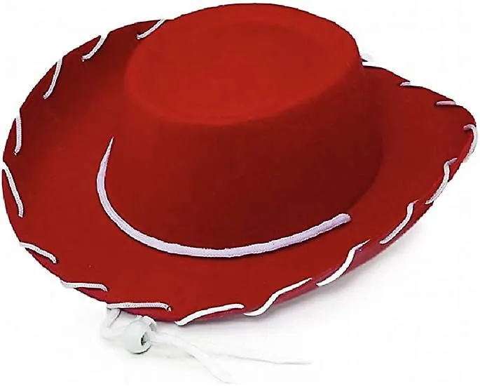 Disfraz de vaquero / vaquera para niños Sombrero rojo estilo Jessie