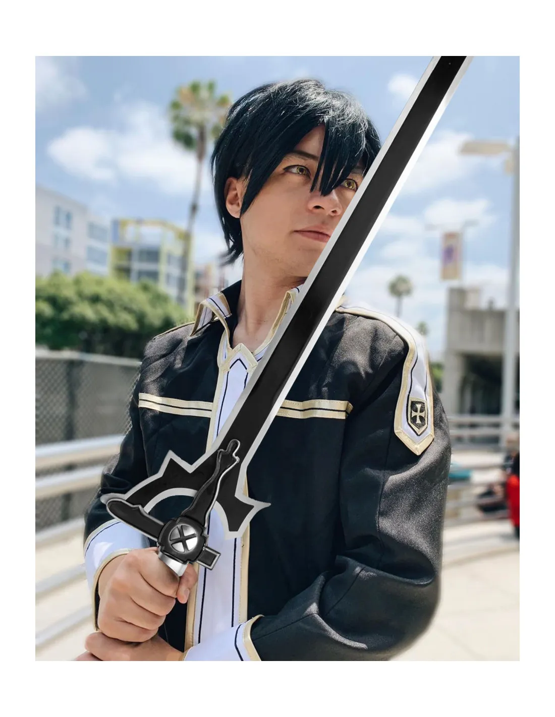 Espada Kirito de Sword Art Online forjada a mano