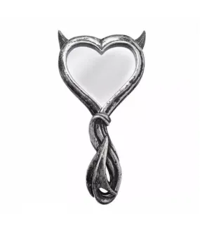 Espejo de mano adorno Devil's heart hand mirror both sides V80 by Alchemy