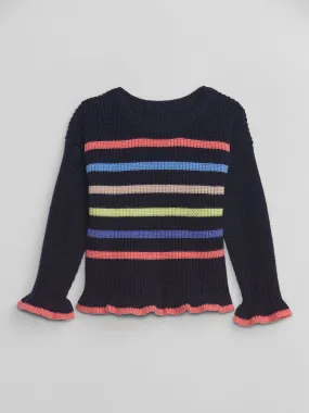 GAP Sweater GAP Stripe Bebé Niña Rayas