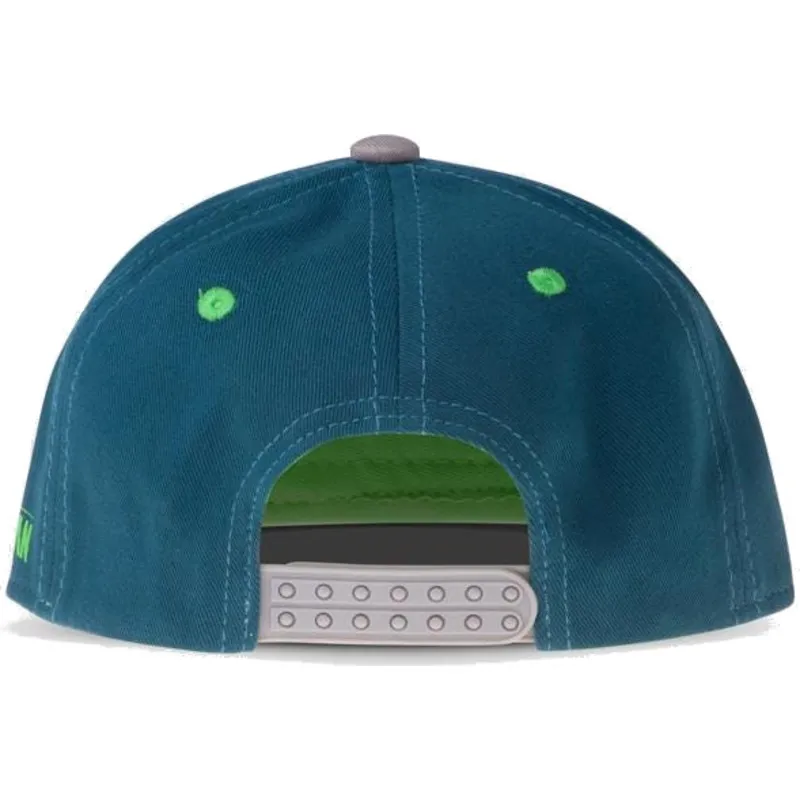 Gorra plana azul y gris snapback para niño Grogu Baby Yoda The Child The Mandalorian Star Wars de Difuzed