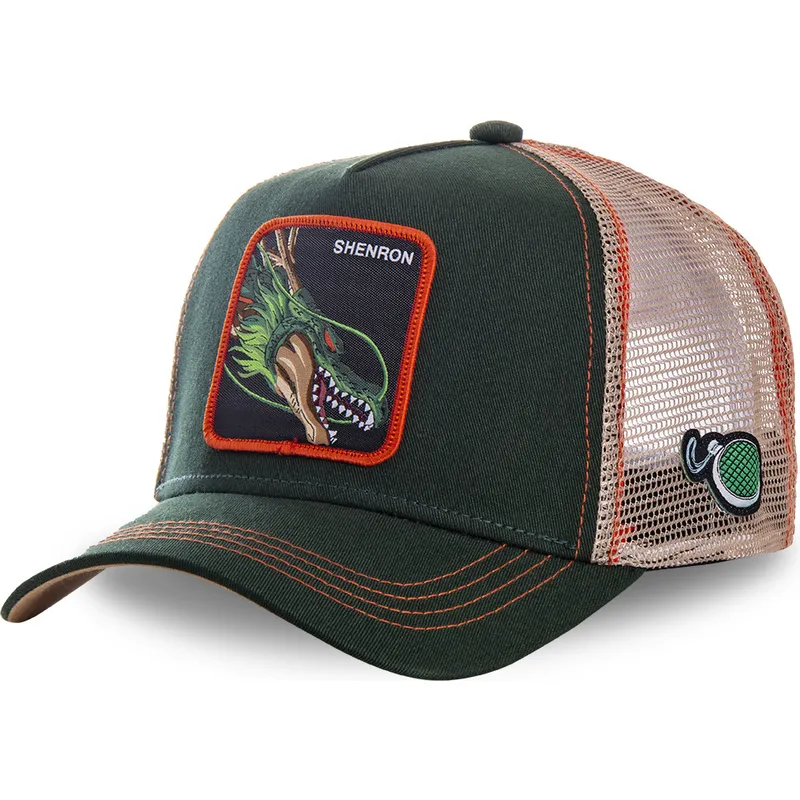 Gorra trucker verde para niño Shenron KID_SHEN Dragon Ball de Capslab