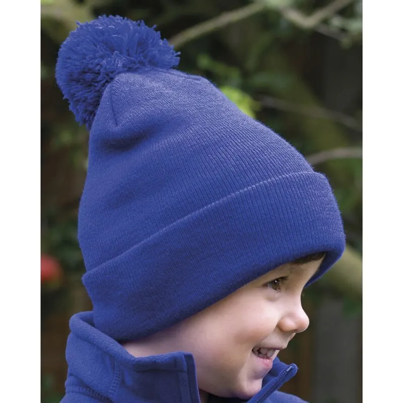 Gorro de invierno Niños con pompón de Result