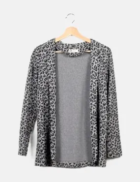 H&M Blazer bicolor estampado animal print