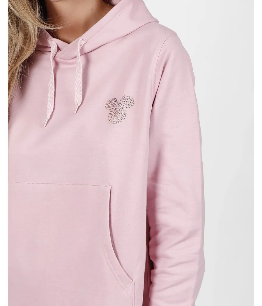 Homewear mujer Disney rosa bolsillos algodón