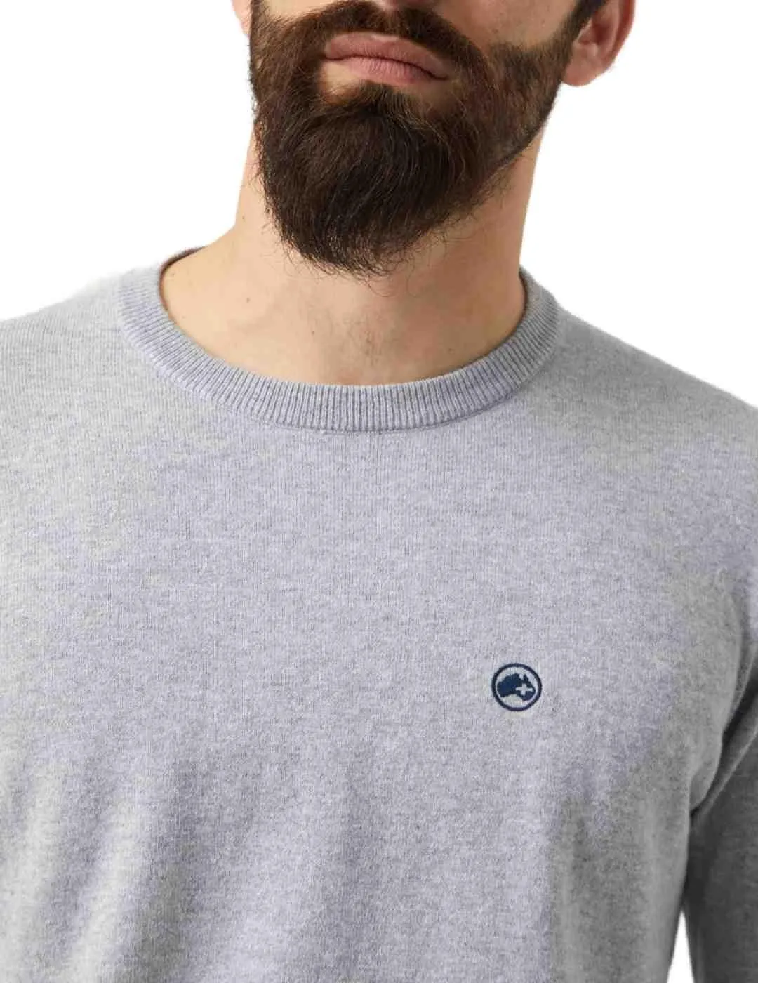 Jersey de punto Altonadock gris para hombre -b