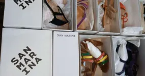 Lote de Calzado San Marina de Marca Italiana: Zapatos al por Mayor